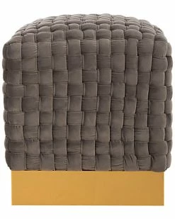 Safavieh Couture Ravyn Woven Velvet Ottoman Home -Shop Style Sales 3050371750 RLLD 2