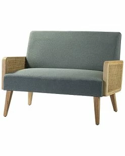 Home Design Arm Loveseat