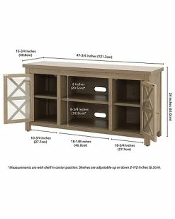 Abraham + Ivy Colton Rectangular Tv Stand For Tv'S Up To 55in Home 7 Abraham + Ivy Colton Rectangular Tv Stand For Tv'S Up To 55in Home -Shop Style Sales 3050373928 RLLD 3