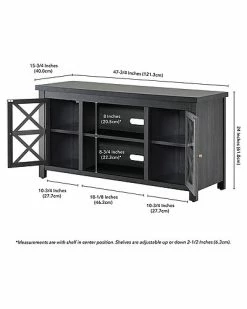 Abraham + Ivy Colton Rectangular Tv Stand For Tv'S Up To 55in Home 7 Abraham + Ivy Colton Rectangular Tv Stand For Tv'S Up To 55in Home -Shop Style Sales 3050373929 RLLD 3