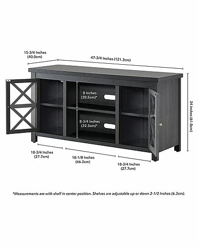 Abraham + Ivy Colton Rectangular Tv Stand For Tv'S Up To 55in Home 5 Abraham + Ivy Colton Rectangular Tv Stand For Tv'S Up To 55in Home - Image 3