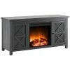 Abraham + Ivy Colton Rectangular TV Stand With Log Fireplace For TVs Up To 55in Home -Shop Style Sales 3050373938 RLLD 1