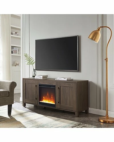 Abraham + Ivy Chabot Rectangular Tv Stand With Crystal Fireplace Home 4 Abraham + Ivy Chabot Rectangular Tv Stand With Crystal Fireplace Home - Image 2