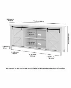 Abraham + Ivy Elmwood Rectangular Tv Stand For Tv'S Up To 80in Home -Shop Style Sales 3050373950 RLLD 5