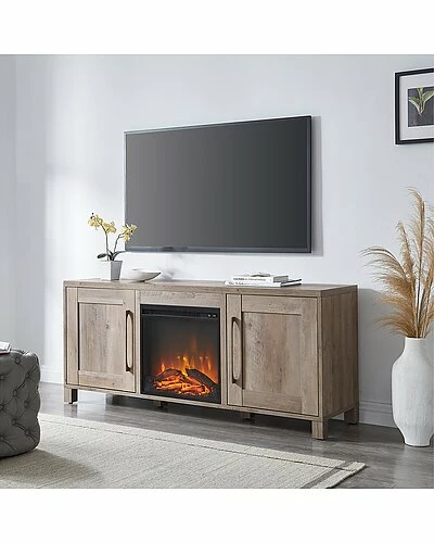 Abraham + Ivy Chabot Rectangular Tv Stand With Log Fireplace For Tv'S Up To 65in Home 4 Abraham + Ivy Chabot Rectangular Tv Stand With Log Fireplace For Tv'S Up To 65in Home - Image 2
