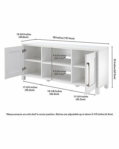 Abraham + Ivy Chabot Rectangular Tv Stand For Tv'S Up To 65in Home 5 Abraham + Ivy Chabot Rectangular Tv Stand For Tv'S Up To 65in Home - Image 3