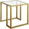 Abraham + Ivy Oscar 20in Wide Square Side Table Home