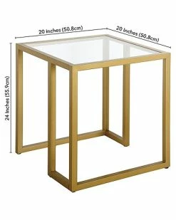 Abraham + Ivy Oscar 20in Wide Square Side Table Home 7 Abraham + Ivy Oscar 20in Wide Square Side Table Home -Shop Style Sales 3050373976 RLLD 3