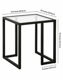 Abraham + Ivy Oscar 20in Wide Square Side Table Home 7 Abraham + Ivy Oscar 20in Wide Square Side Table Home -Shop Style Sales 3050373977 RLLD 3