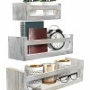 Sorbus Wood Rustic Floating Shelves Home -Shop Style Sales 3050381467 RLLD 1