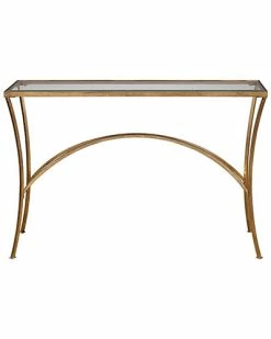 Uttermost Alayna Gold Console Table Home