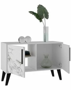 Manhattan Comfort Amsterdam Double Side Table Home -Shop Style Sales 3050389452 RLLD 2