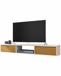 Manhattan Comfort Liberty Floating Entertainment Center Home
