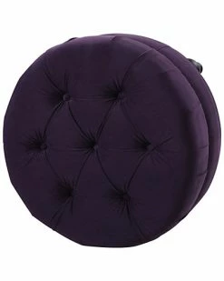 Jennifer Taylor Home Dawn Tufted Round Ottoman -Shop Style Sales 3050391540 RLLD 4
