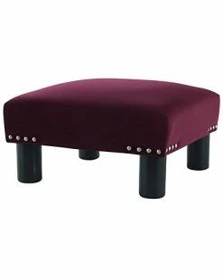 Jennifer Taylor Home Ules Square Accent Footstool