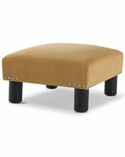 Jennifer Taylor Home Ules Square Accent Footstool