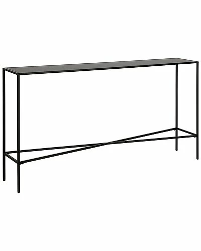 Abraham + Ivy Henley 55In Blackened Bronze Console Table With Metal Tabletop Home 3 Abraham + Ivy Henley 55In Blackened Bronze Console Table With Metal Tabletop Home