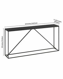 Abraham + Ivy Nia 64in Rectangular Console Table Home 7 Abraham + Ivy Nia 64in Rectangular Console Table Home -Shop Style Sales 3050399139 RLLD 3