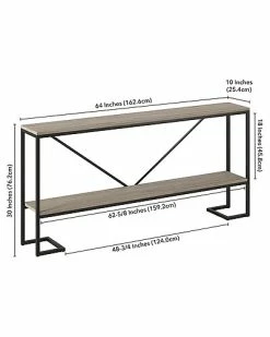 Abraham + Ivy Phoebe 64in Rectangular Console Table Home 7 Abraham + Ivy Phoebe 64in Rectangular Console Table Home -Shop Style Sales 3050399149 RLLD 3
