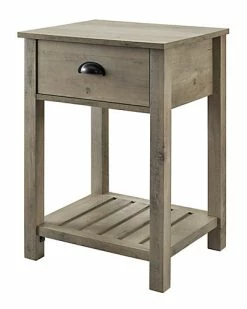 Hewson 18in Country Single Drawer Side Table Home