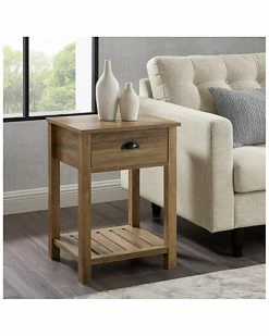 Hewson 18in Country Single Drawer Side Table Home 9 Hewson 18in Country Single Drawer Side Table Home -Shop Style Sales 3050400220 RLLD 4