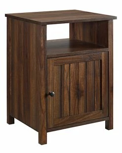 Hewson 18in Grooved Door Side Table Home
