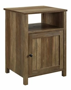 Hewson 18in Grooved Door Side Table Home