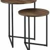 Hewson 2-Piece V-Leg Nesting Side Tables Home