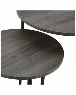 Hewson 2-Piece V-Leg Nesting Side Tables Home -Shop Style Sales 3050400241 RLLD 3