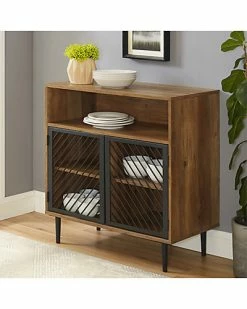 Hewson 32in Modern Metal Door Accent Cabinet Home 7 Hewson 32in Modern Metal Door Accent Cabinet Home -Shop Style Sales 3050400256 RLLD 3