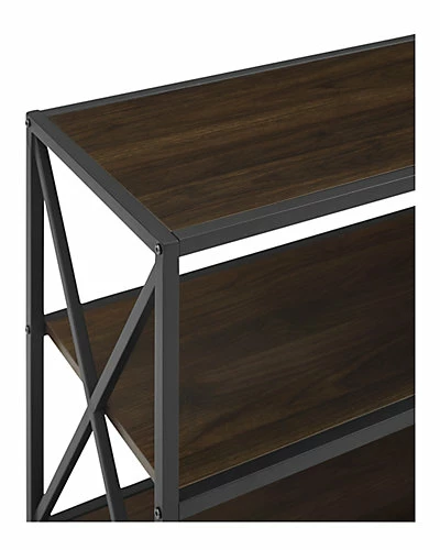 Hewson 40in Industrial Wood Bookcase Home 5 Hewson 40in Industrial Wood Bookcase Home - Image 3