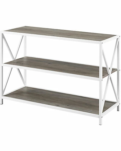 Hewson 40in Industrial Wood Bookcase Home 3 Hewson 40in Industrial Wood Bookcase Home