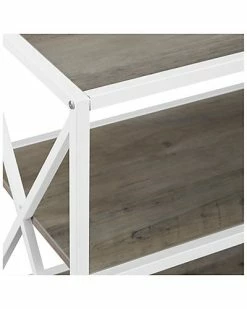 Hewson 40in Industrial Wood Bookcase Home 8 Hewson 40in Industrial Wood Bookcase Home -Shop Style Sales 3050400265 RLLD 3