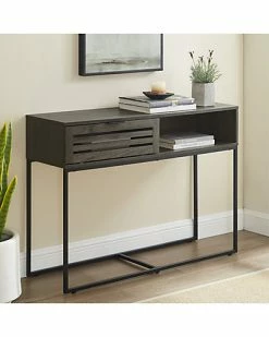 Hewson 42in Modern Slat Door Entry Table Home -Shop Style Sales 3050400285 RLLD 3