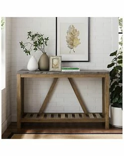 Hewson 52in Modern Farmhouse Entryway Table Home 9 Hewson 52in Modern Farmhouse Entryway Table Home -Shop Style Sales 3050400316 RLLD 4