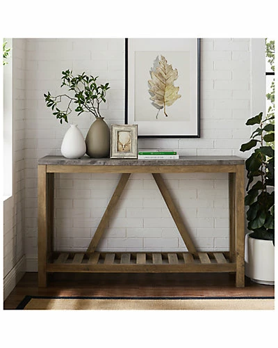 Hewson 52in Modern Farmhouse Entryway Table Home 6 Hewson 52in Modern Farmhouse Entryway Table Home - Image 4