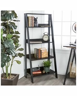Hewson 55in Modern Wood Ladder Bookcase Home -Shop Style Sales 3050400336 RLLD 3