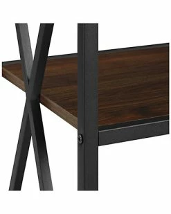 Hewson 61in Metal Wood Bookcase Home 8 Hewson 61in Metal Wood Bookcase Home -Shop Style Sales 3050400368 RLLD 3