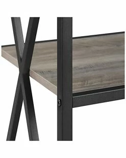 Hewson 61in Metal Wood Bookcase Home -Shop Style Sales 3050400369 RLLD 3