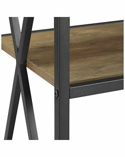 Hewson 61in Metal Wood Bookcase Home -Shop Style Sales 3050400370 RLLD 3