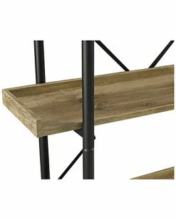 Hewson 68in Industrial Metal Bookcase Home 8 Hewson 68in Industrial Metal Bookcase Home -Shop Style Sales 3050400375 RLLD 3