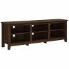 Hewson 70in Rustic Wood TV Stand Home