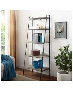Hewson 72in Industrial Ladder Bookcase Home -Shop Style Sales 3050400386 RLLD 3