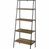 Hewson 72in Industrial Modern Ladder Bookcase Home -Shop Style Sales 3050400388 RLLD 1