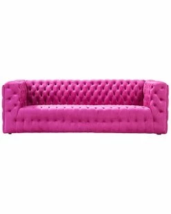 Pasargad Home Vicenza Collection Velvet Tufted Sofa -Shop Style Sales 3050402389 RLLD 2