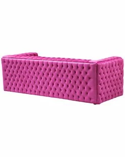 Pasargad Home Vicenza Collection Velvet Tufted Sofa -Shop Style Sales 3050402389 RLLD 3
