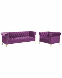Chic Home Bea Sofa Purple -Shop Style Sales 3050402474 RLLD 5