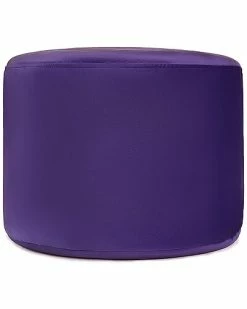 Gouchee Home Belgique Velvet Round Ottoman Pouf