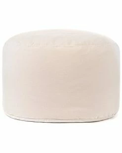 Gouchee Home Soleil Dotcom Indoor/ Outdoor Round Ottoman Pouf