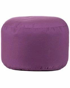 Gouchee Home Soleil Dotcom Indoor/ Outdoor Round Ottoman Pouf